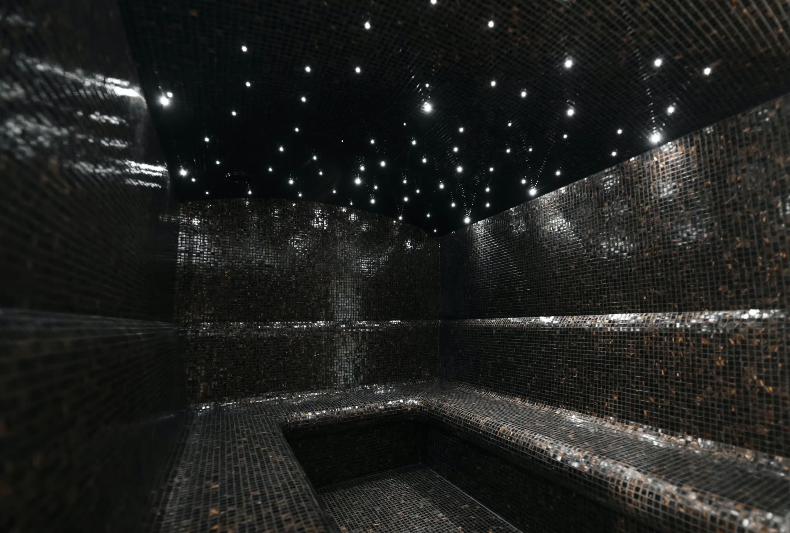 Steam room at Aito Resort's Arctic Spa Centre