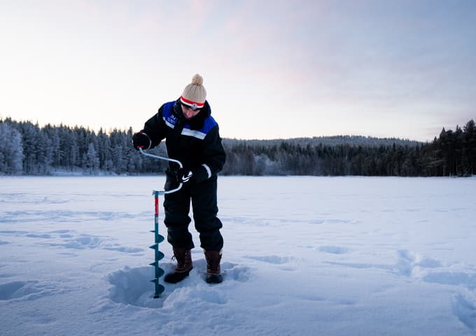 Ice fishing