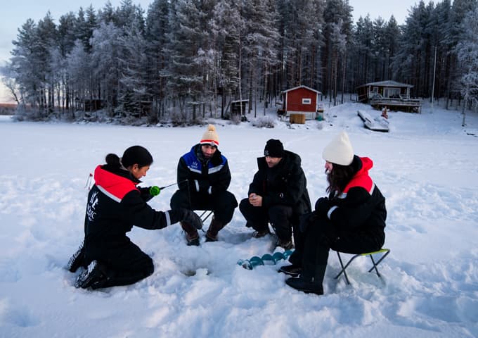 Ice fishing