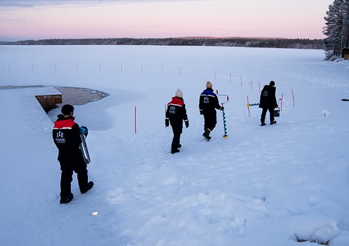 Ice fishing