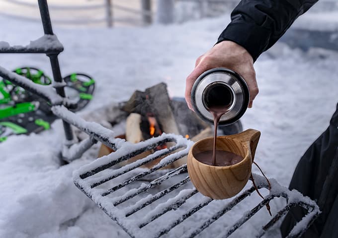 Hot drink with Koksa