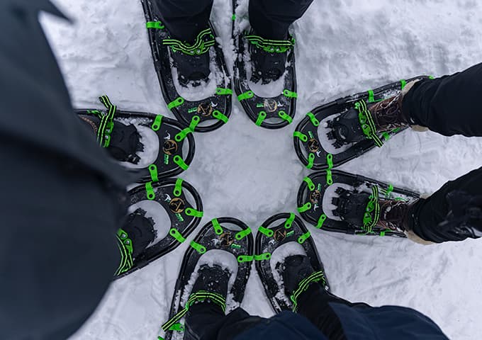 Snowshoeing