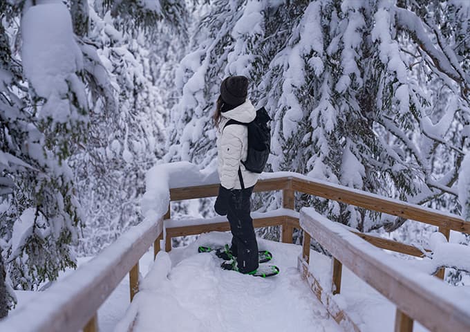 Snowshoeing
