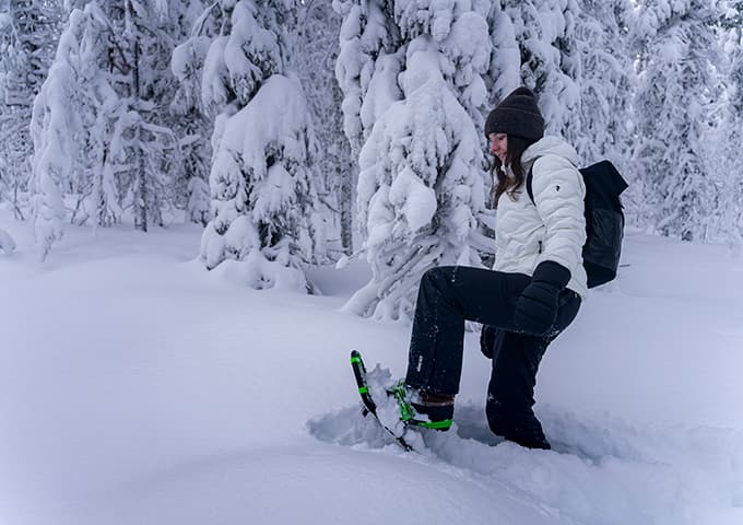 Snowshoeing