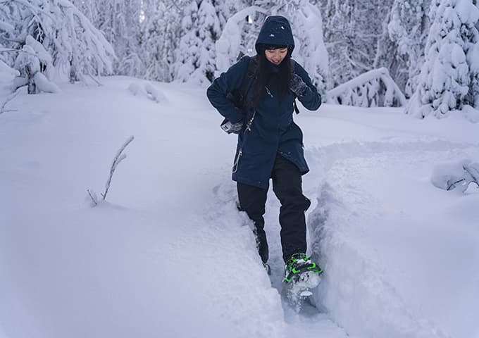 Snowshoeing