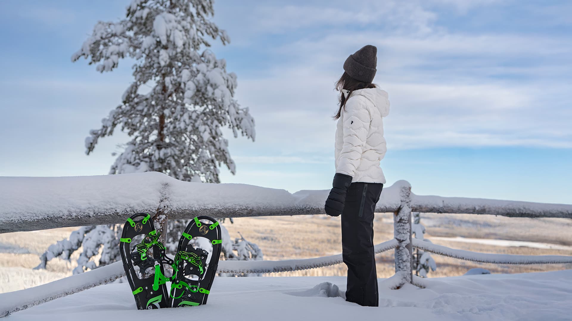 Snowshoeing