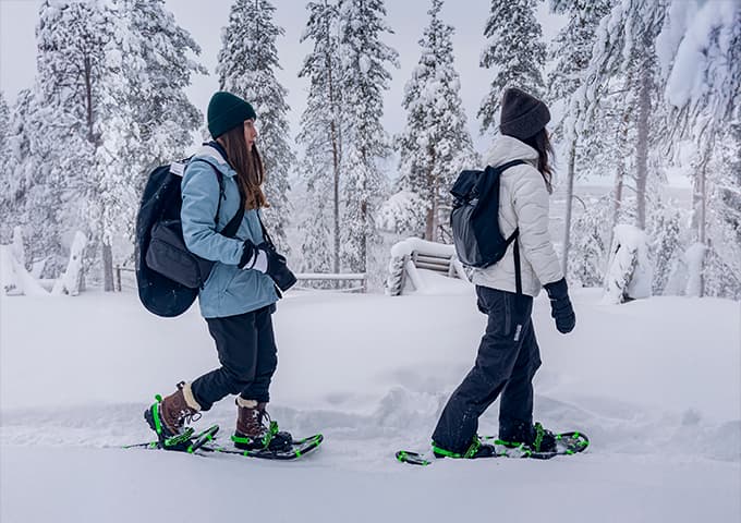 Snowshoeing