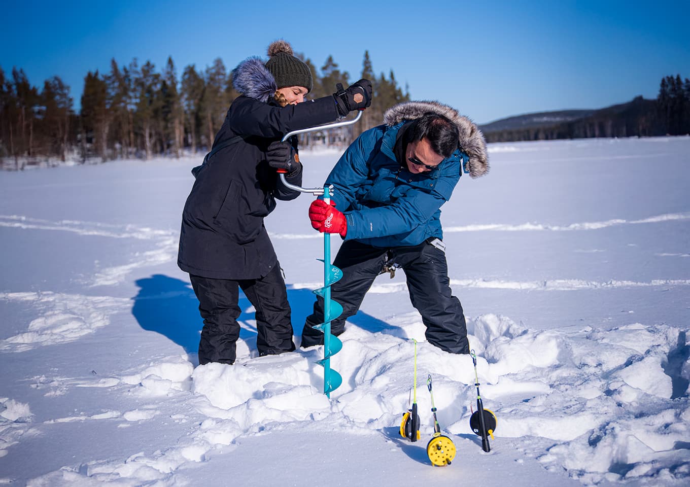 Ice fishing