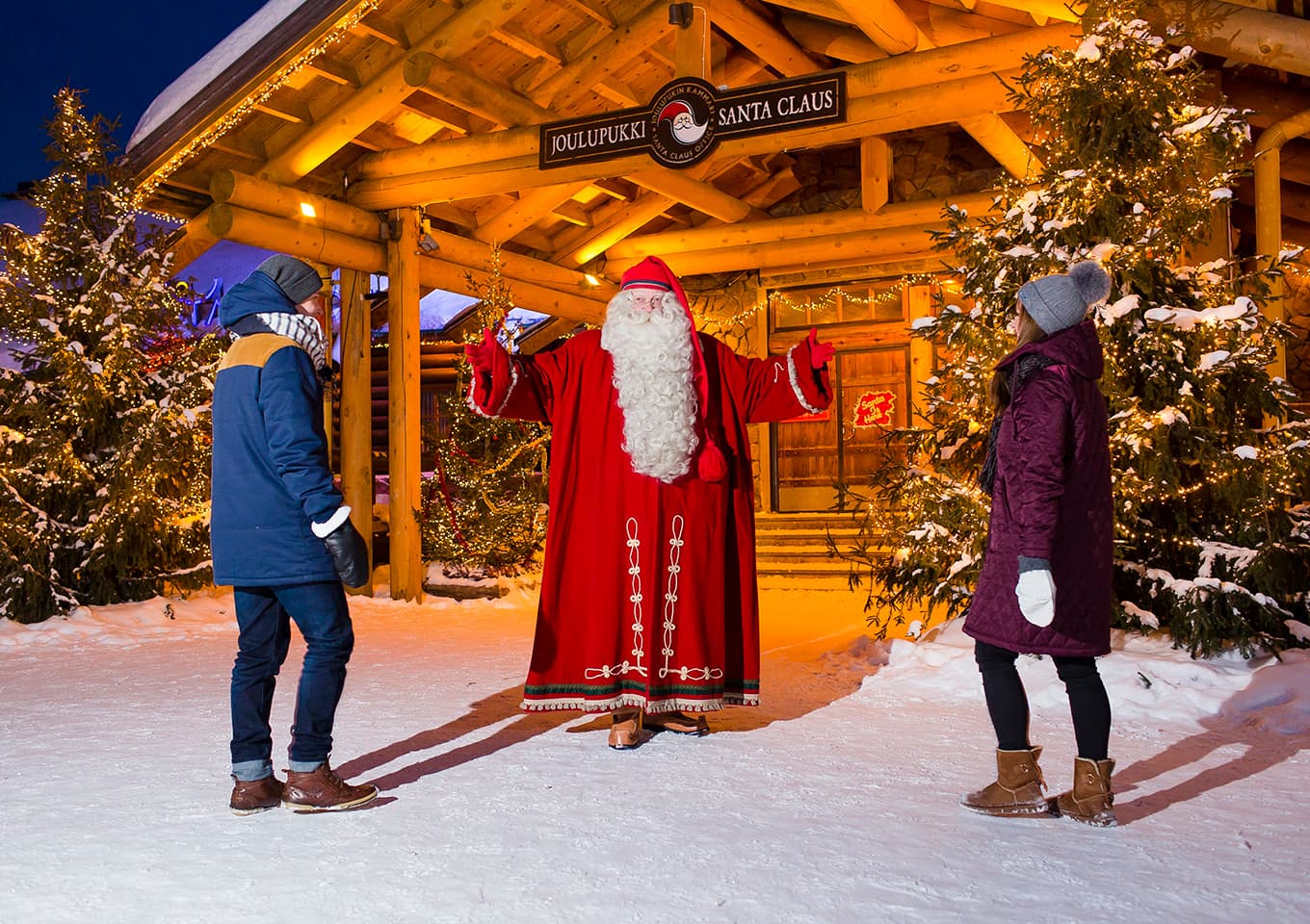 Santa Claus and guest