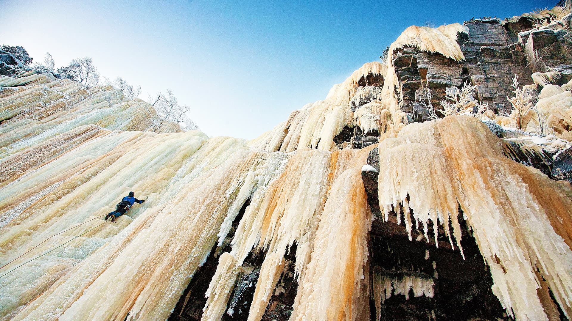 Korouoma Frozen Waterfalls