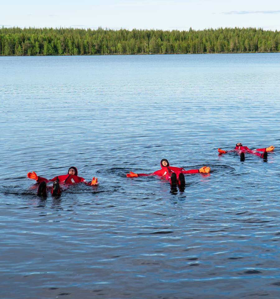 lake floating