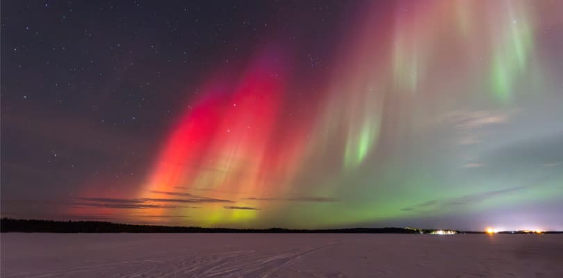 Northern lights and customers