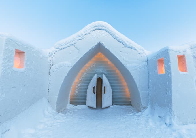 Arctic Ice Snow Castle