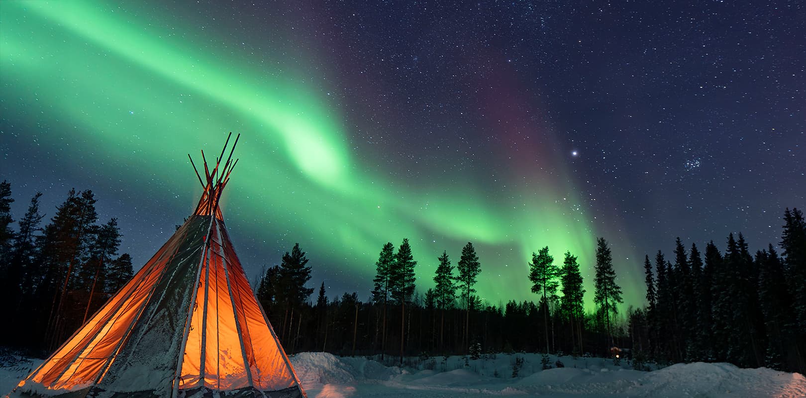 Northern lights and bbq