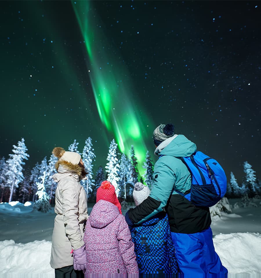 Northern lights and customers