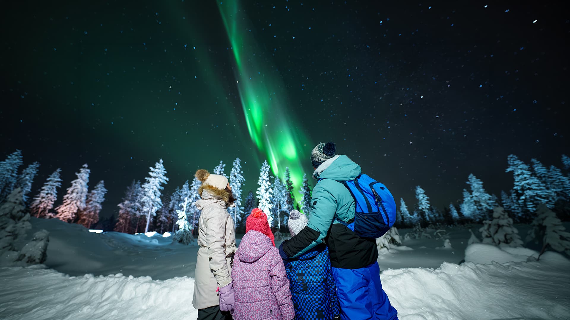 Northern lights and customers